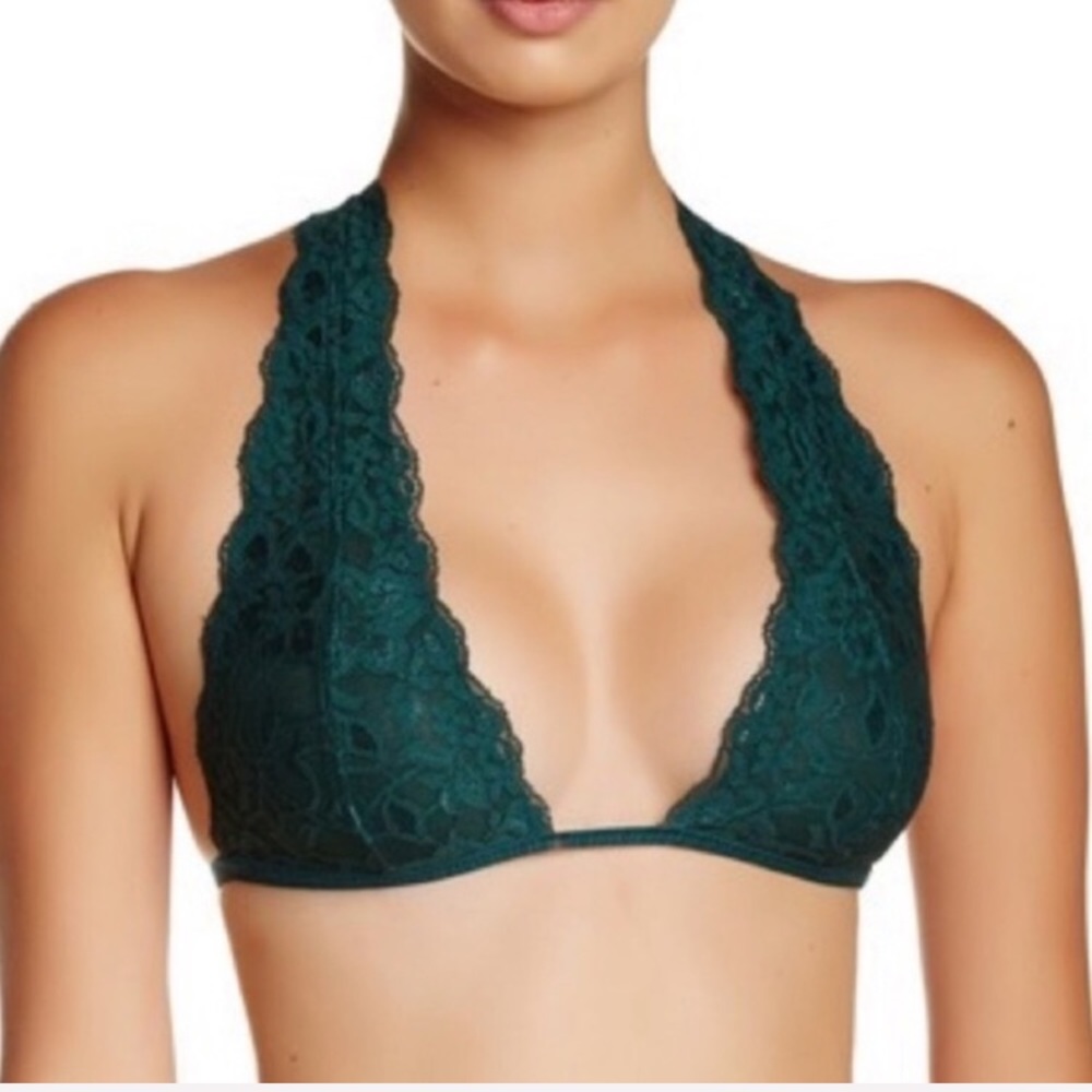 Free People Intimately Open Back Bralette In Green